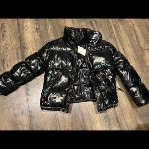 Brand New Shiny puffer jacket Size S
